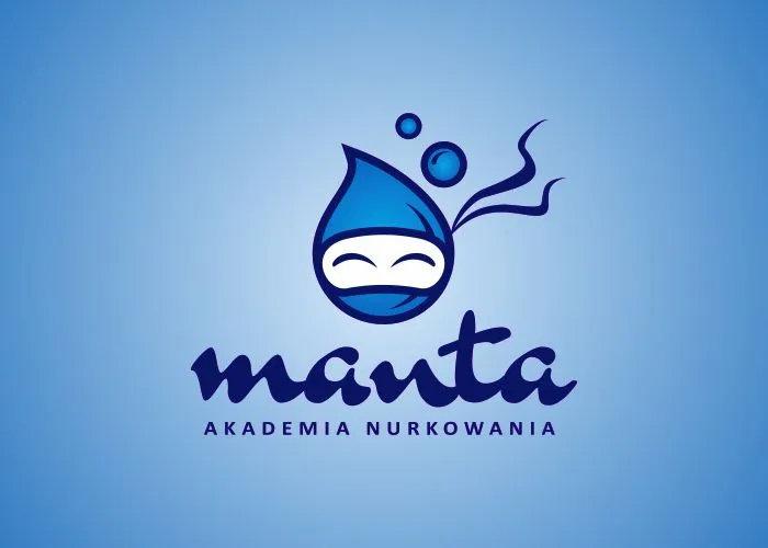 Projekt logo dla Akademi Nurkowania Manta